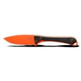 thumbnail image 3 of Benchmade Altitude Fixed Blade Knife Orange Blade Carbon Fiber Grips, 3 of 10