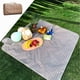 thumbnail image 1 of Manta de picnic impermeable, tapete para exteriores, tapete de playa grande de 78 x 78 para acampar y picnics, diseño plegable, ligero y portátil con protección impermeable y a prueba de, 1 of 8