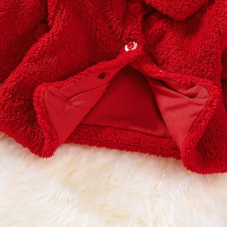 

Aayomet Big Girls Winter Coats Girls Winter Coats Hooded Sherpa Lined Lightweight Jacket Thick Warm Puffy Waterproof Windproof Cotton Shiny Jackets Red 6-9 Months