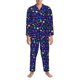 thumbnail image 3 of Fotbe Mathematics And Chemistry Pijama de Hombre con Estampado de Manga Larga, Conjunto de 2 Piezas, Ropa de Dormir Suave y Cómoda con Bolsillos-Small, 3 of 7