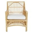 thumbnail image 6 of Maui Chair with Cream Cushion and Natural Washed Rattan Frame, 6 of 7