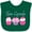 Green, variant on Inktastic Team Cupcake Happy Cupcakes Boys or Girls Baby Bib