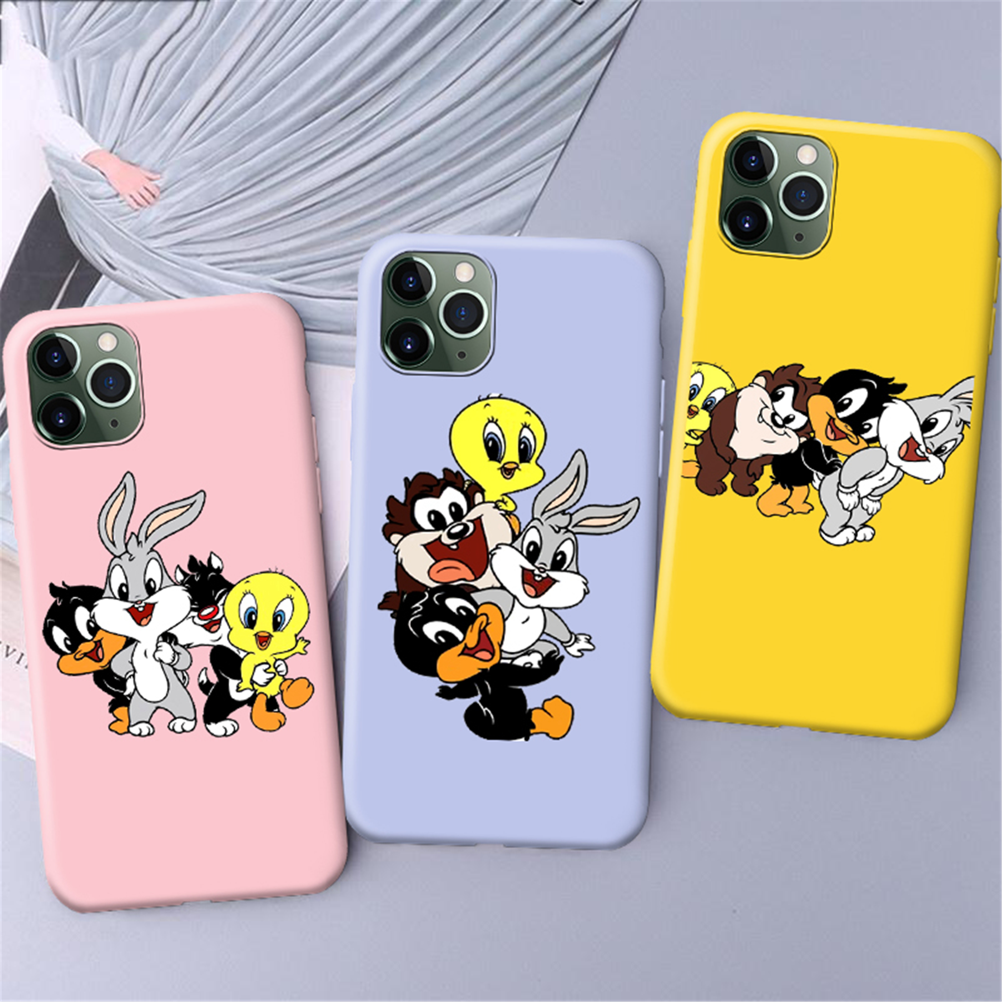 For Iphone 12 Mini Case Cute Bugs Bunny Duck Candy Tpu Phone Case For Iphone 12 Mini Pink Walmart Com
