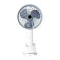 thumbnail image 1 of Ventilador con clip Pequeño ventilador de escritorio Portátil Silencioso 3 velocidades ajustables Ventilador personal Ventilador de mano para acampar Gris Macarena Ventilador de clip, 1 of 7