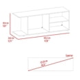 thumbnail image 5 of Mueble armable para TV con compartimentos de almacenamiento modelo Goodwood color Cafe marca Excelsior, 5 of 5