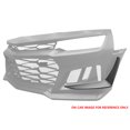 thumbnail image 4 of Ikon Motorsports Front Canards Fits 2014-2024 Chevrolet Camaro, ZL1 Style Unpainted Black ABS Plastic Front Bumper Side Canards Dive Planes Fin 2PCS, 4 of 7