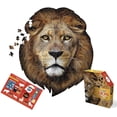 thumbnail image 1 of I AM Lion 550 Piece Animal Head-Shaped Jigsaw Puzzle, 1 of 2