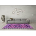 thumbnail image 3 of Ahgly Company Indoor Rectangle Persian Purple Traditional Area Rugs, 3' x 5', 3 of 4