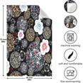 thumbnail image 3 of SKYSONIC 6 Pack Art Flowe Kitchen Towels Soft Highly Absorbent Dish Towels Reusable Tea Towels Set 28 x 18 Inch, 3 of 7