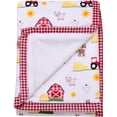 thumbnail image 4 of Baby Starters Farm Printed 2-Ply Reversible Plush Baby Blanket, 30 inch x 40 inch, 4 of 4