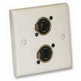 thumbnail image 1 of EAGLE - AV Wallplate with 2x Ethercon NE8FDV Female Connectors, 1 of 1