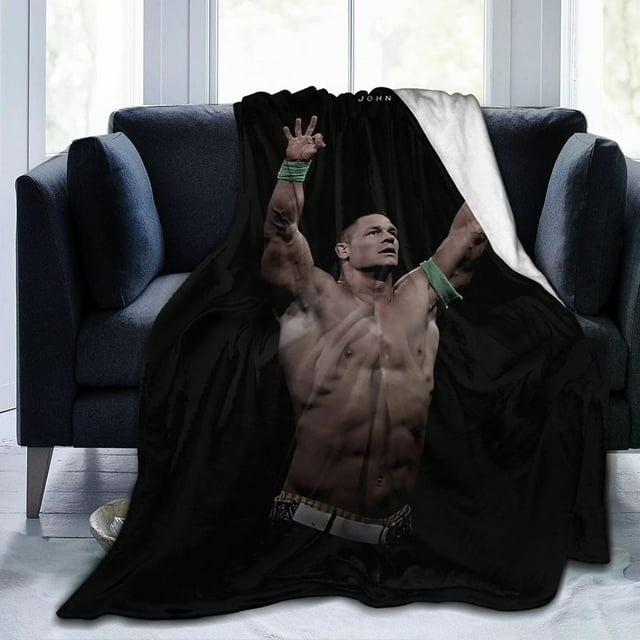 John Boxer Cena Blanket Throw Air Conditioning Blankets Soft Throws for Couch Bed All Seasons Use 40"x30"
