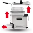 thumbnail image 3 of T-Fal FR800050 Ultimate EZ Clean Pro Friteuse à Immersion en Acier Inoxydable - Argent, 3 of 4
