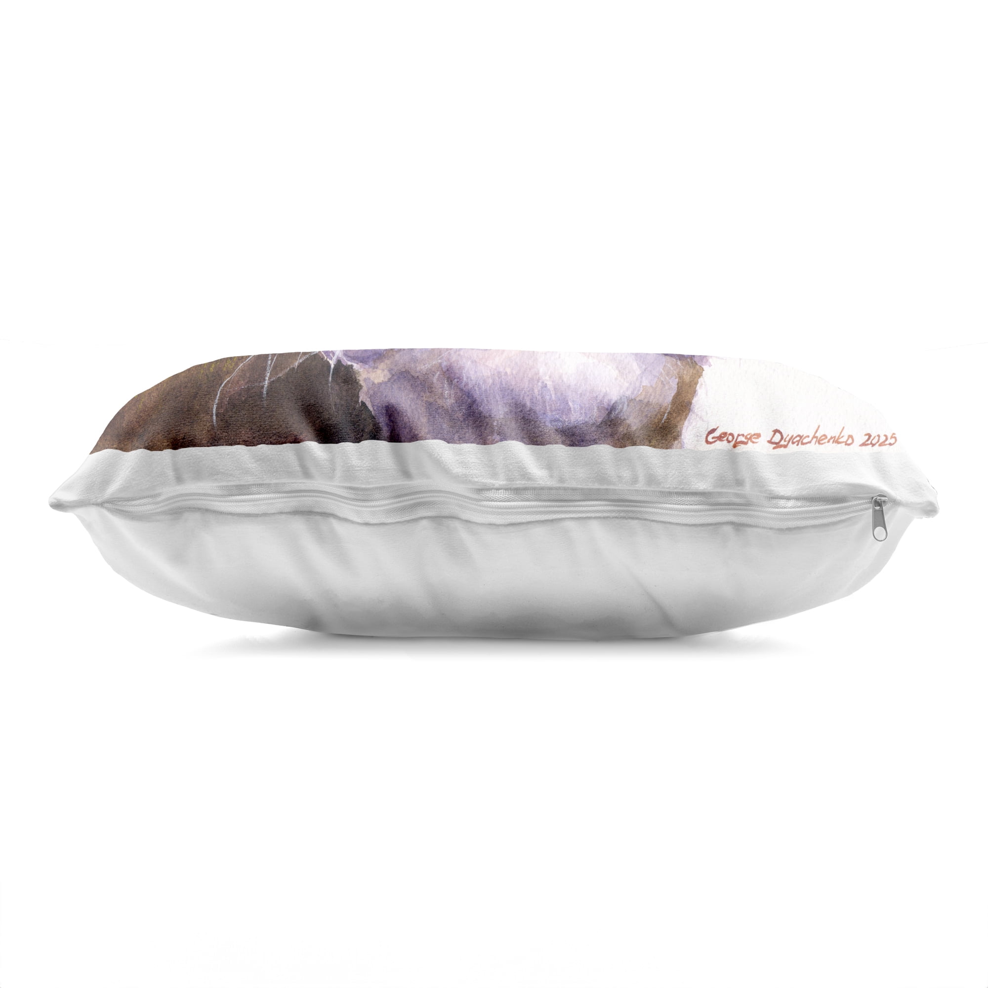 Stupell Industries Cute Cow Close Up Decorative Printed Throw Pillow, design by George Dyachenko
