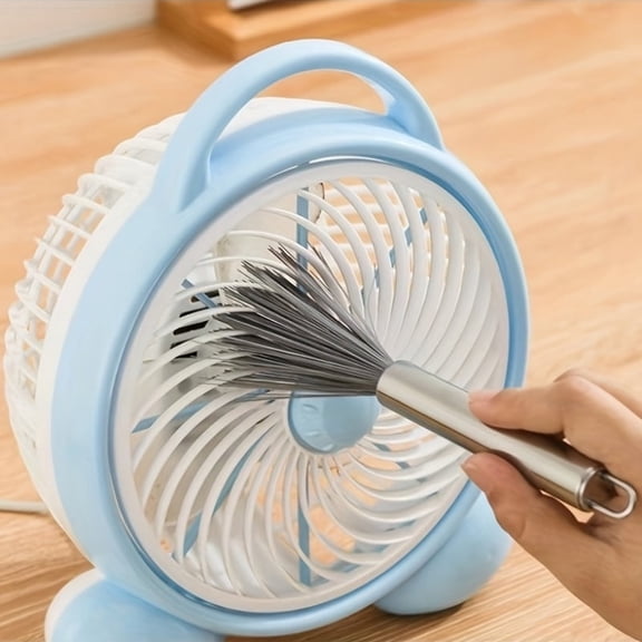 Multi-Purpose Long Handle Hanging Cleaning Brush Stainless Steel No Power Required Convenient Cleaning Tool for Living Spaces for Ovens Grills