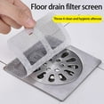thumbnail image 2 of Disposable Drain Filter 15-Pack Hair Catcher Sticker for Bathroom Sink Shower Floor Drain Anti-Clog Mesh Screen, 2 of 5