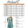 thumbnail image 5 of XCHQRTI Lace Stitching V Neck Dresses Womens 2024 Trendy Tunic Casual Dress with Pocket, 5 of 8