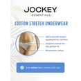 thumbnail image 4 of Jockey® Essentials Women's Cotton Stretch Thong, 4 of 4