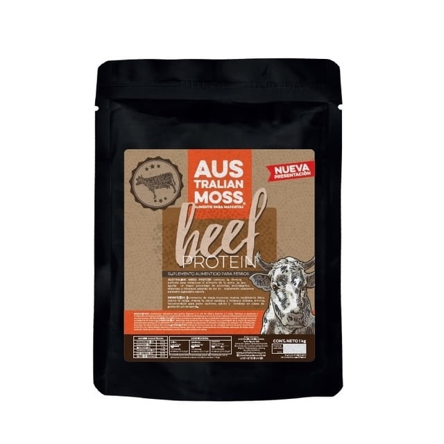 Proteína De Res Para Perros Australian Moss 1 kg Australian Moss Proteína De Res Para Perros Australian Moss 1 kg