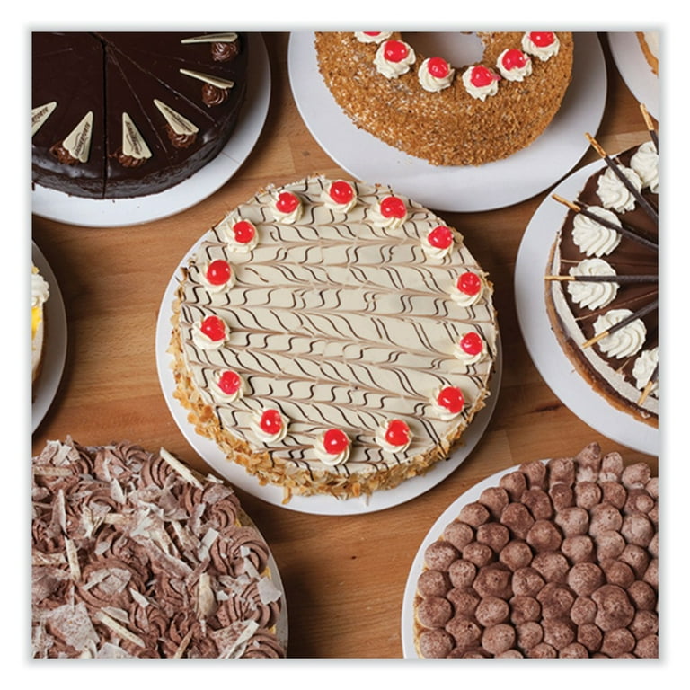 Bright White Cake Circles, 16 Bright White Cake Circles, 16