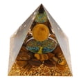 thumbnail image 1 of Epoxy Ornament, Durable Reliable Representing Luck Attractive Decorative Positive Style Pyramid Ornament  For Meditation For Yoga, 1 of 8