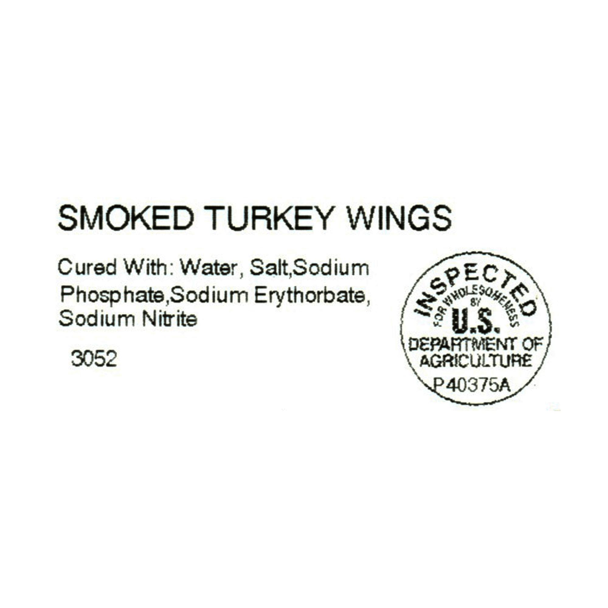 Villari Brothers Hickory Smoked Cut Turkey Wings, Gluten Free, 1.75lb -2.5lb Tray Pack