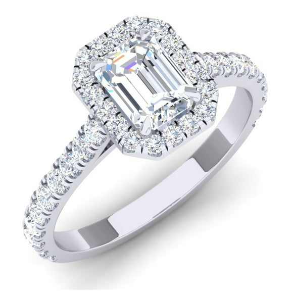 Dazzlingrock Collection 0.50 Carat (ctw) Platinum Round White Diamond Ladies Bridal Semi Mount Engagement Ring 1/2 CT, Size 4.5