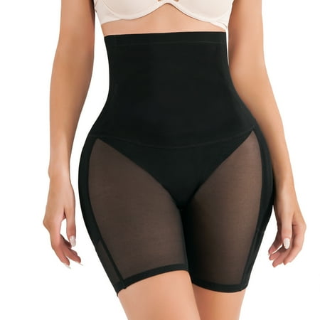 

CtriLady Padded Butt Lifter for Women High-Waisted Panties Shapewear Tummy Control Hip Enhancer Seamless Underwear Body Shaper(Black XX-Large)