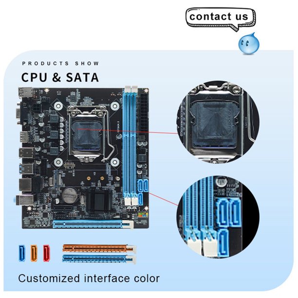 Tarjeta Madre H81 placa base de computadora PCI Express X16 X1 M.2 Nvme/NGFF ranura Micro-ATX LGA1150 Sywqhk Para estrenar