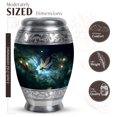 thumbnail image 2 of JAGASY Dragonfly Handmade Urn for Brother, Black Tiny Urn for Ashes Adult Male & Female, Green Leaf Decorative Urns for Human Ashes, Keepsake Cremation Urns for Sister, (3 Inch), 2 of 7