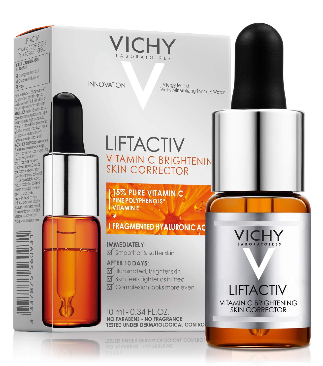 Vichy LiftActiv Vitamin C Serum and Brightening Skin Corrector, Anti