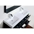thumbnail image 5 of Kubebath Bliss 60" Black Free Standing Double Sink Modern Bathroom Vanity, 5 of 7