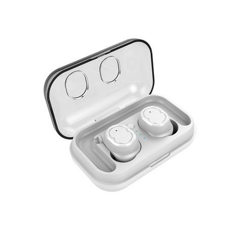 Touch Control Bluetooth 5.0 Earphones Wireless Earphones IPX5 Waterproof Sport Headset, Mini Stereo Hifi Earbuds with Charger Box