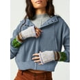 thumbnail image 2 of Remove The Jacket Spliced Hoodie For Women, Featuring A Casual Hooded Sweatshirt With Zipper, Short Design, And Knitted Style Perfect For Laid-Back Looks., 2 of 11