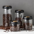 thumbnail image 2 of Tarro de Vidrio para Granos de Café, Tanque Sellado Al Vacío para el Hogar, Organizador de Almacenamiento de Alimentos, Contenedores de Cocina para el Hogar, 900ml, 2 of 5