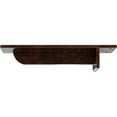thumbnail image 4 of Ekena Millwork 3"W x 10"D x 2"H Heaton Hidden Support Steel Bracket w/ 6" Support Depth, Antiqued Copper, 4 of 11