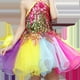 thumbnail image 3 of Minnieouse Vestido de baile de ballet Niñas Trajes de tutú de malla Ropa de baile Ropa bordada Muñequera para equipo de bailarina 140 cm Type3 NO3, 3 of 6