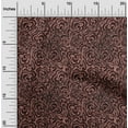 thumbnail image 2 of oneOone Polyester Spandex Dark Rose Brown Fabric Aian Batik Sewing Material Print Fabric By The Yard 56 Inch Wide, 2 of 4