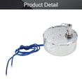 thumbnail image 4 of HUGFEGWE 2Pcs Synchronous Motor AC 110V 8-10RPM Turntable Motor CCW Direction 4W TYC-50 Horizontal Hole Tapping Shaft U2536-19461, 4 of 7