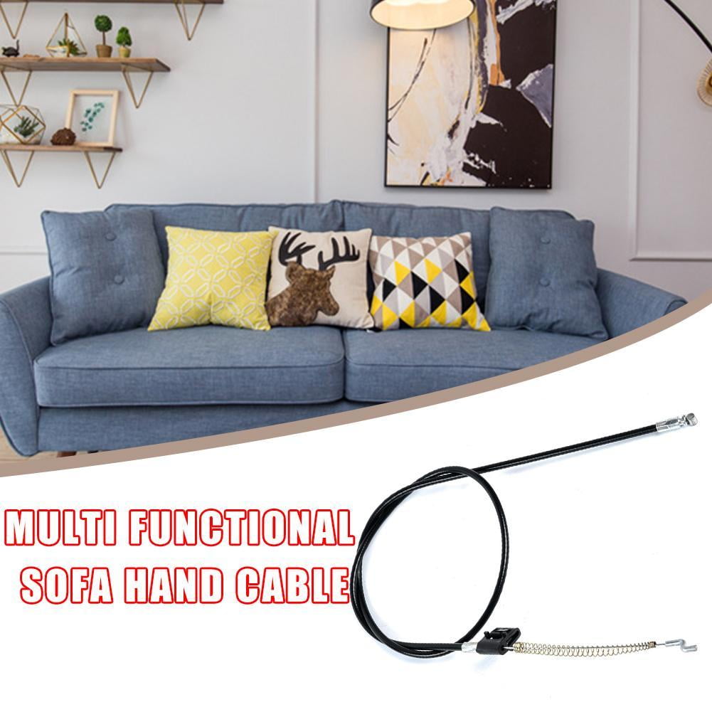 Poignée De Déverrouillage Canapé 90mm Avec Câble - Interrupteur De Commande - Neuf