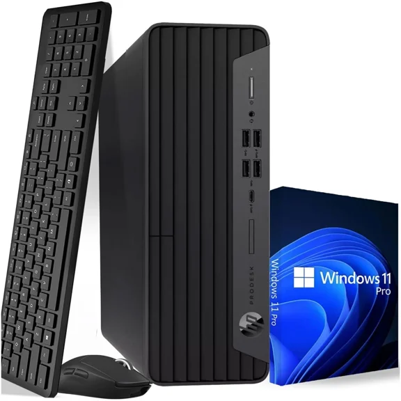 Restored HP EliteDesk 800 G6 Desktop PC Business Computer, Intel Core i5 10th Gen. Processor, 16GB RAM, 512GB PCIe NVMe SSD, DisplayPort, Keyboard & Mouse, Wi-Fi + BT, Windows 11 Pro (Refurbished)