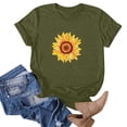 thumbnail image 4 of Shorts pour Femmes, Blouses pour Femmes, Mode Féminine Imprimé Manches Courtes Blouse Drôle Col Rond T-Shirt Tops, 4 of 5