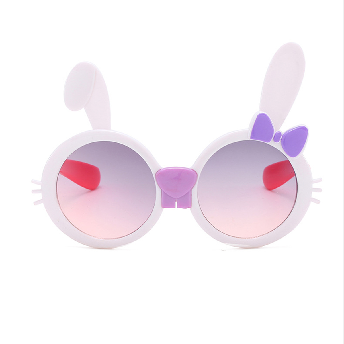 Children Sunglasses Girls Boys Cute Anti-UV Rabbit Ear Sunglasses Outdoor Beach Protective Sunglasses - image 4 of 6