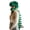 green, variant on Dinosaur Skeleton Plush Costume Headpiece with Tail Soft Wearable Animal Skeleton Outfit for Parties Cosplay Halloween Costume
