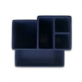 thumbnail image 2 of Toothbrush Holder, Bathroom Countertop Organizer, Bathroom Accessory Storage, Vanity Multi Use Holder for Electric Toothbrush Toothpaste Razor Mouthwasher and Others (rubber paint navy blue), 2 of 8