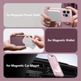 thumbnail image 5 of for iPhone 14 Pro Case, Compatible with Magsafe, with 2X Screen Protector + 2X Camera Lens Protector, Soft Anti-Scratch Microfiber Lining, Shockproof Liquid Silicone Phone Cover, Hot Pink, 5 of 17