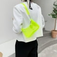 thumbnail image 3 of Sac Bandoulière en PVC Transparent Sac Cabas Mode pour Femmes Hobos pour Dames (Blanc), 3 of 9