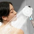 thumbnail image 2 of Bathroom Accessories - Showerhead - Turbo Shower Head Home Bath Shower Nozzle Water Heater Filter Shower ,7 Bathing Modes, One Pressurised Water Stop Function Shower Head., 2 of 8