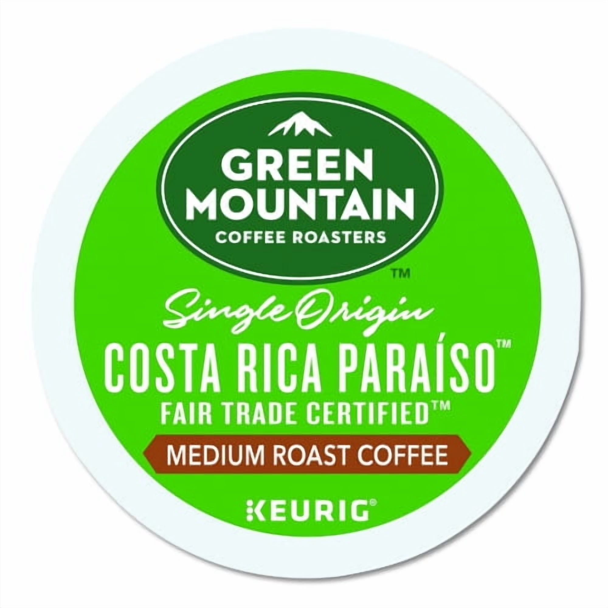 New Keurig K-Cup Pods Costa Rica Paraiso, 24/Box,Each