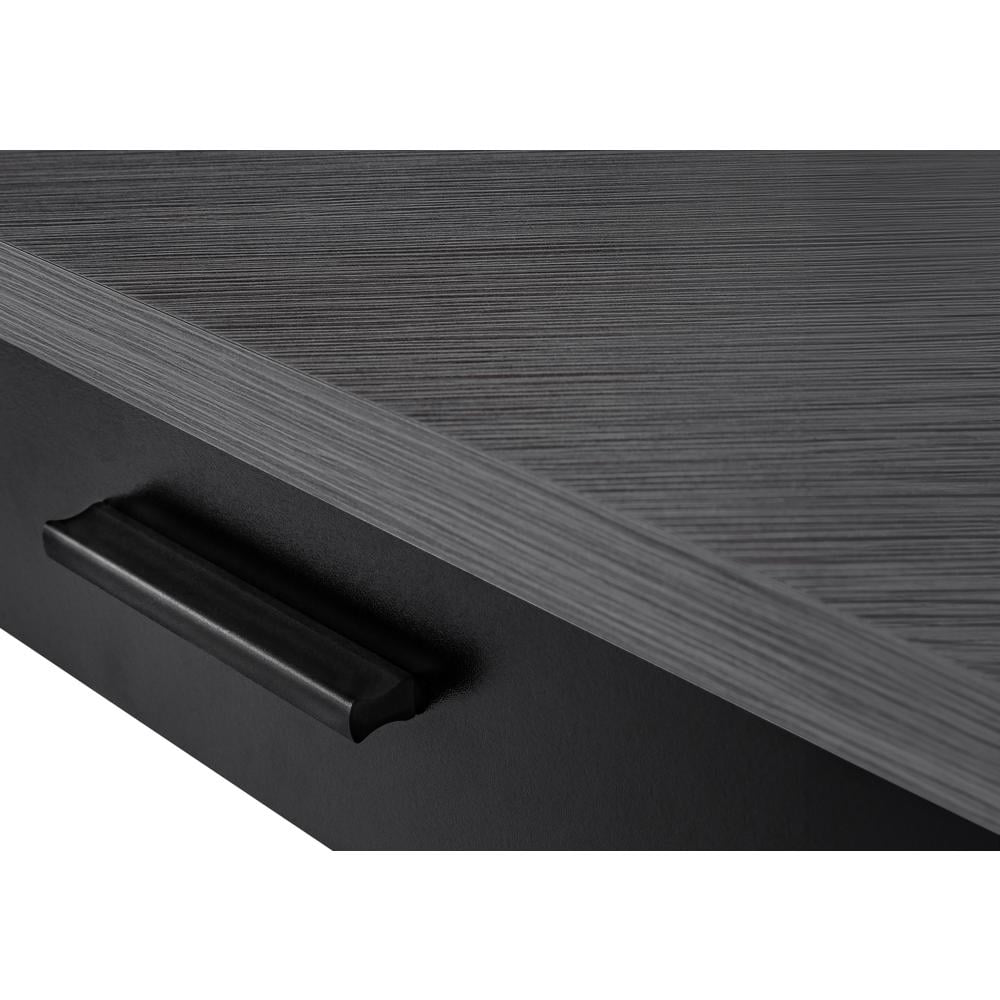 Computer Desk Home Office Corner 42"L Work Laptop Metal Black